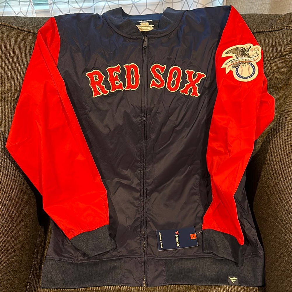 Boston Red Sox Fanatics Iconic Full-Zip Lightweight Windbreaker Bomber Jacket XL